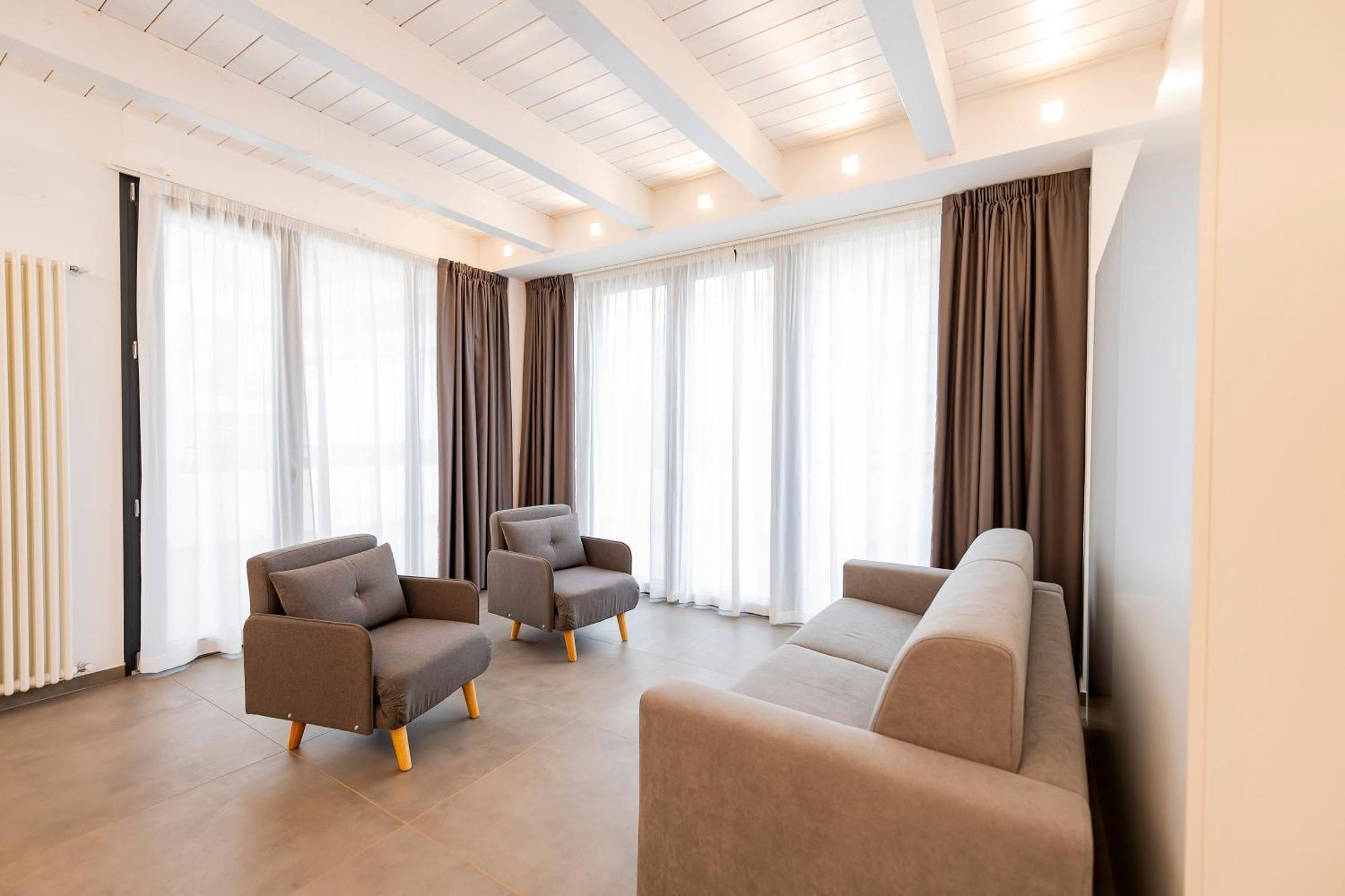 And Modern With Terrace! Apartment